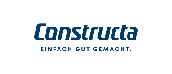 Harbeke • Constructa Logo mit Slogan "Einfach gut gemacht."