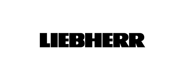 Harbeke • Liebherr Logo: hochwertige Geräte für Bau und Industrie.